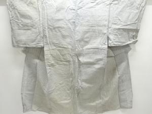 アンティーク　木綿抽象模様織り出し単衣男物着物